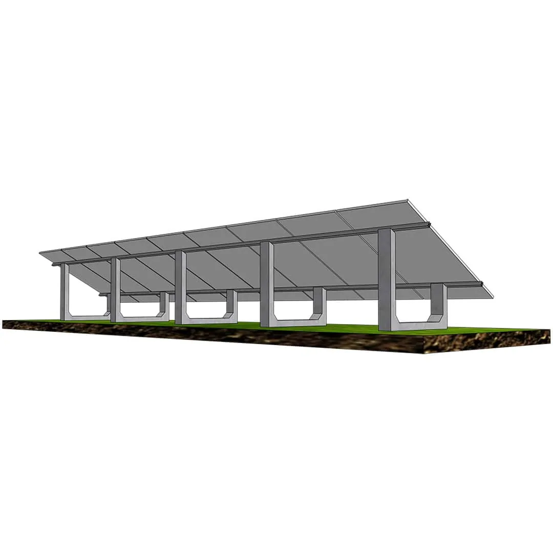 Ground mount PV systems 1P-9, concrete pier (6) Ground mount PV systems 1P-9, concrete pier