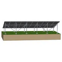 Ground mount PV systems 2P-10, concrete pier (8) Ground mount PV systems 2P-10, concrete pier