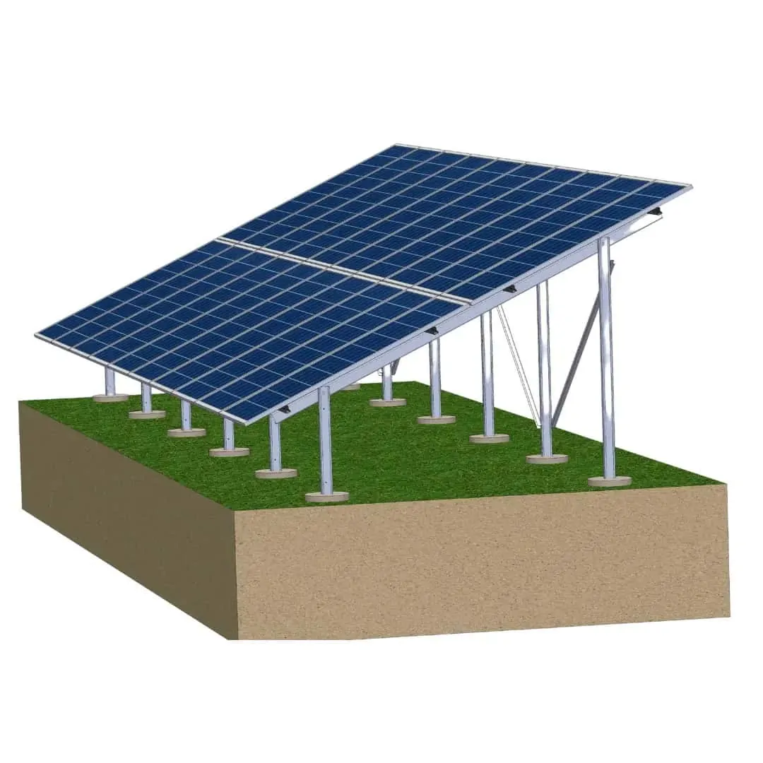 Ground mount PV systems 2P-10, concrete pier (9) Ground mount PV systems 2P-10, concrete pier