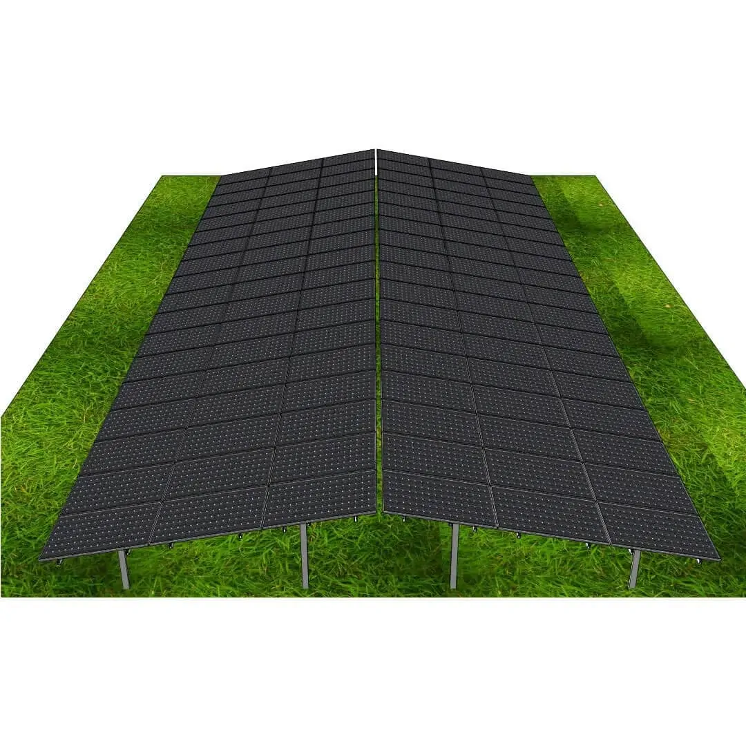 Ground mounted pv panels 3P-18 East-West (2) Ground mounted pv panels 3P-18 East-West