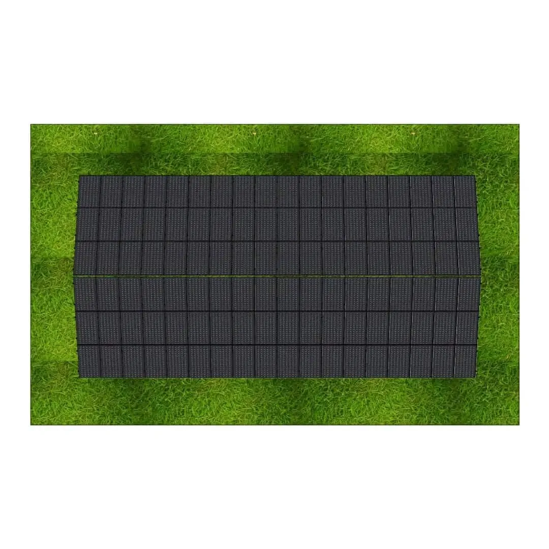 Ground mounted pv panels 3P-18 East-West (4) Ground mounted pv panels 3P-18 East-West