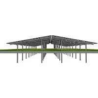 Ground mounted pv panels 3P-18 East-West (6) Ground mounted pv panels 3P-18 East-West