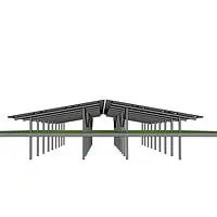 Ground mounted solar panel kits 3P-18 East-West (8) Ground mounted solar panel kits 3P-18 East-West