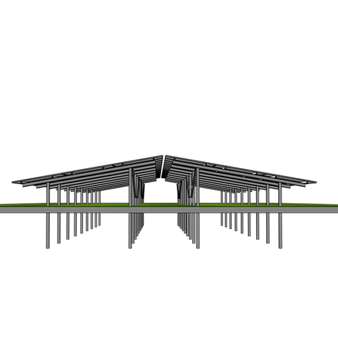 Ground mounted solar panel kits 3P-18 East-West (8) Ground mounted solar panel kits 3P-18 East-West