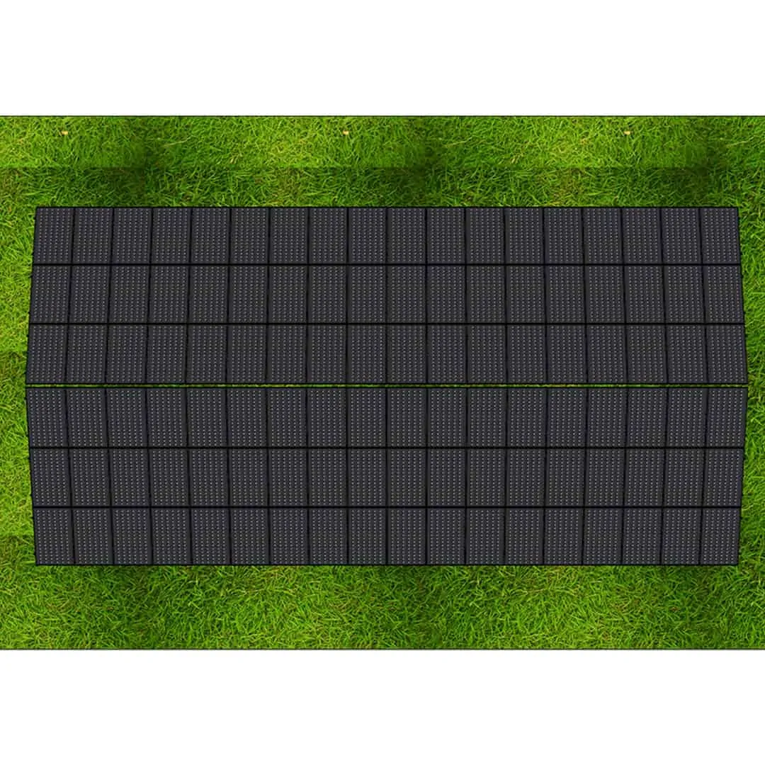 Ground mounted solar panel kits 3P-18 East-West (9) Ground mounted solar panel kits 3P-18 East-West
