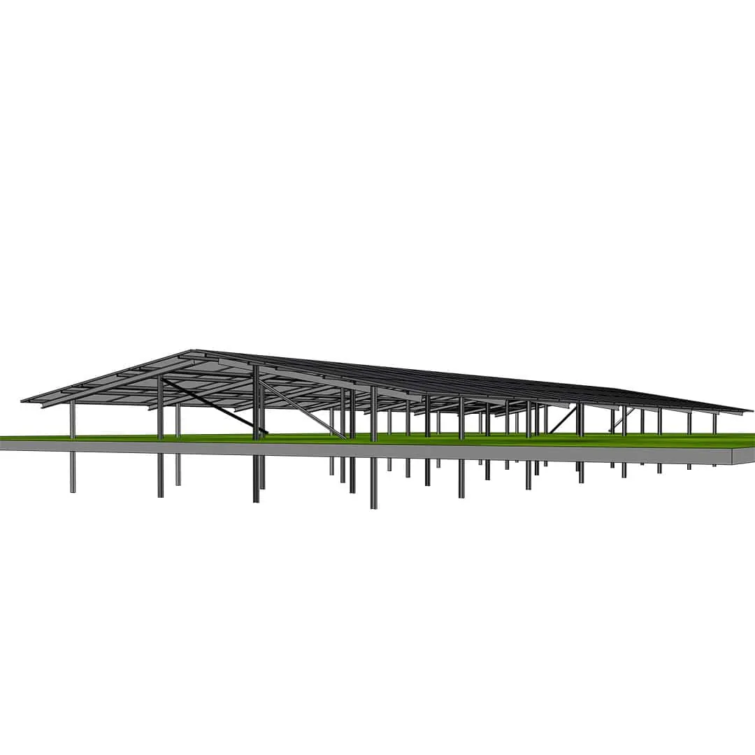 Ground mounted solar panel kits 3P-21 East-West (2) Ground mounted solar panel kits 3P-21 East-West