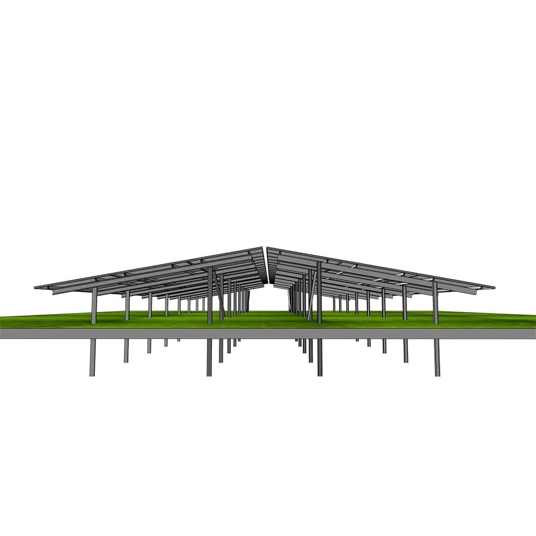 Ground mounted solar panel kits 3P-21 East-West (5) Ground mounted solar panel kits 3P-21 East-West