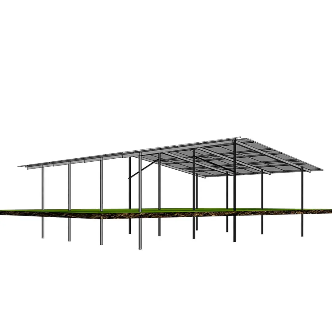 Ground mounted solar panel kits 3P-8 East-West (6) Ground mounted solar panel kits 3P-8 East-West
