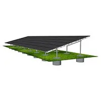 Ground mounted solar systems 6L-14, Concrete pier (2) Ground mounted solar systems 6L-14, Concrete pier