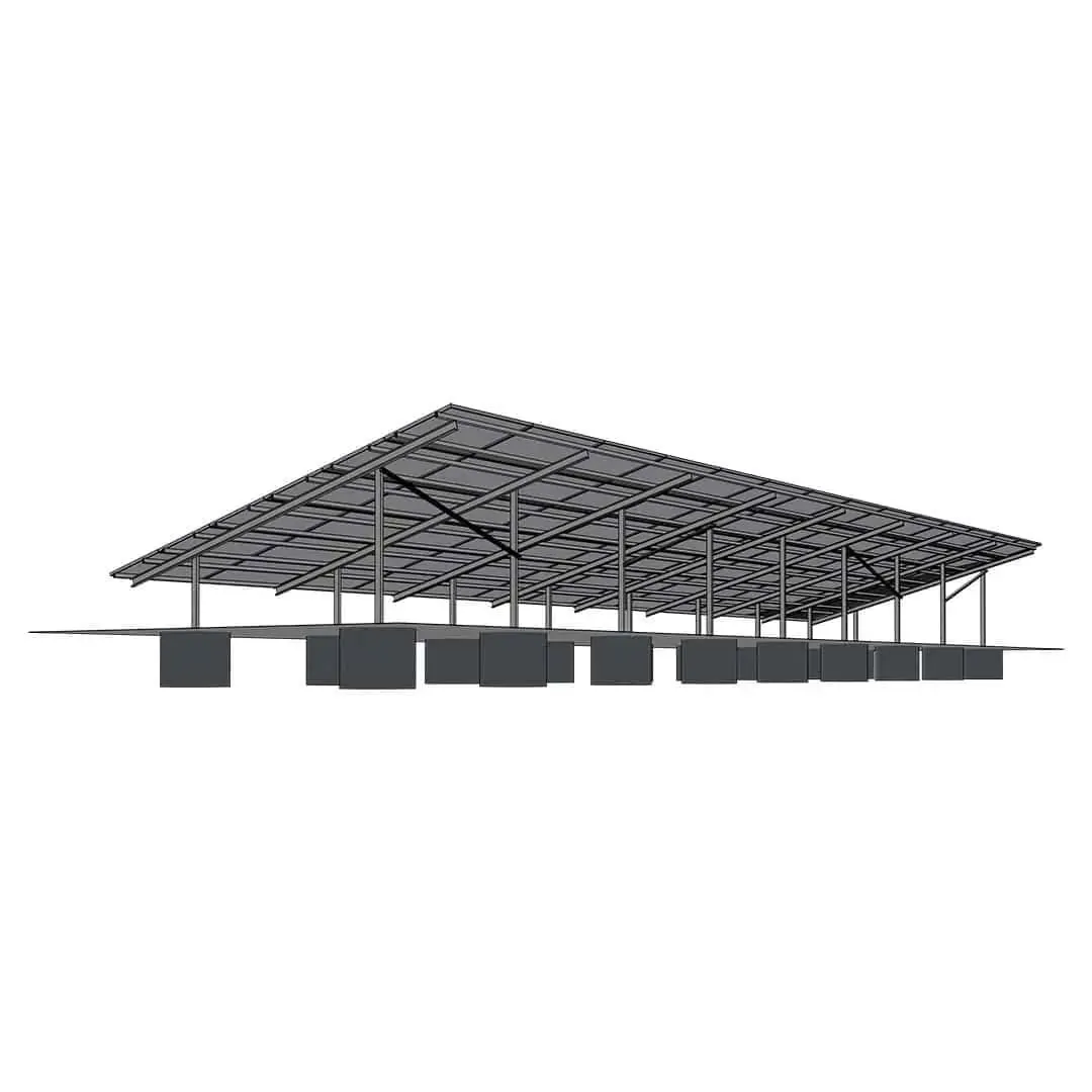 Ground mounted solar systems 6L-14, Concrete pier (3) Ground mounted solar systems 6L-14, Concrete pier