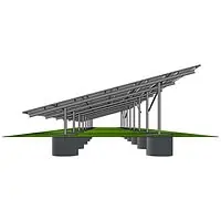 Ground mounted solar systems 6L-14, Concrete pier (6) Ground mounted solar systems 6L-14, Concrete pier