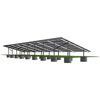 Ground mounted solar systems 6L-14, Concrete pier (8) Ground mounted solar systems 6L-14, Concrete pier