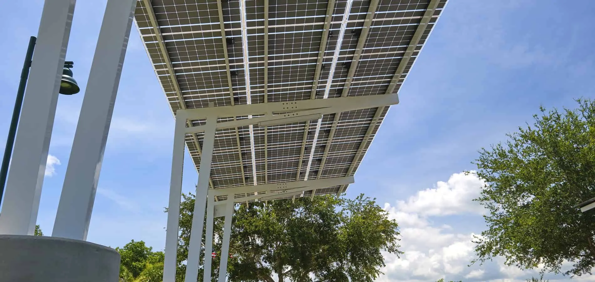 Pergola solar panels