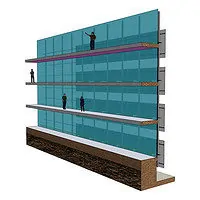 Photovoltaic facade system 1P-12 (6) Photovoltaic facade system 1P-12
