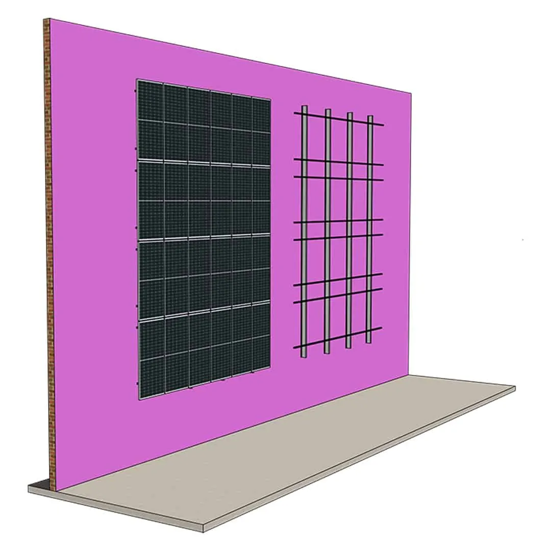 Photovoltaic facade system 1P-6 (5) Photovoltaic facade system 1P-6