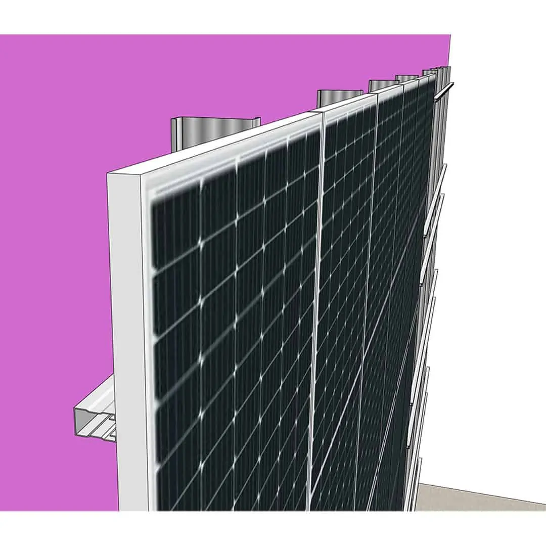 Photovoltaic facade system 1P-6 (6) Photovoltaic facade system 1P-6