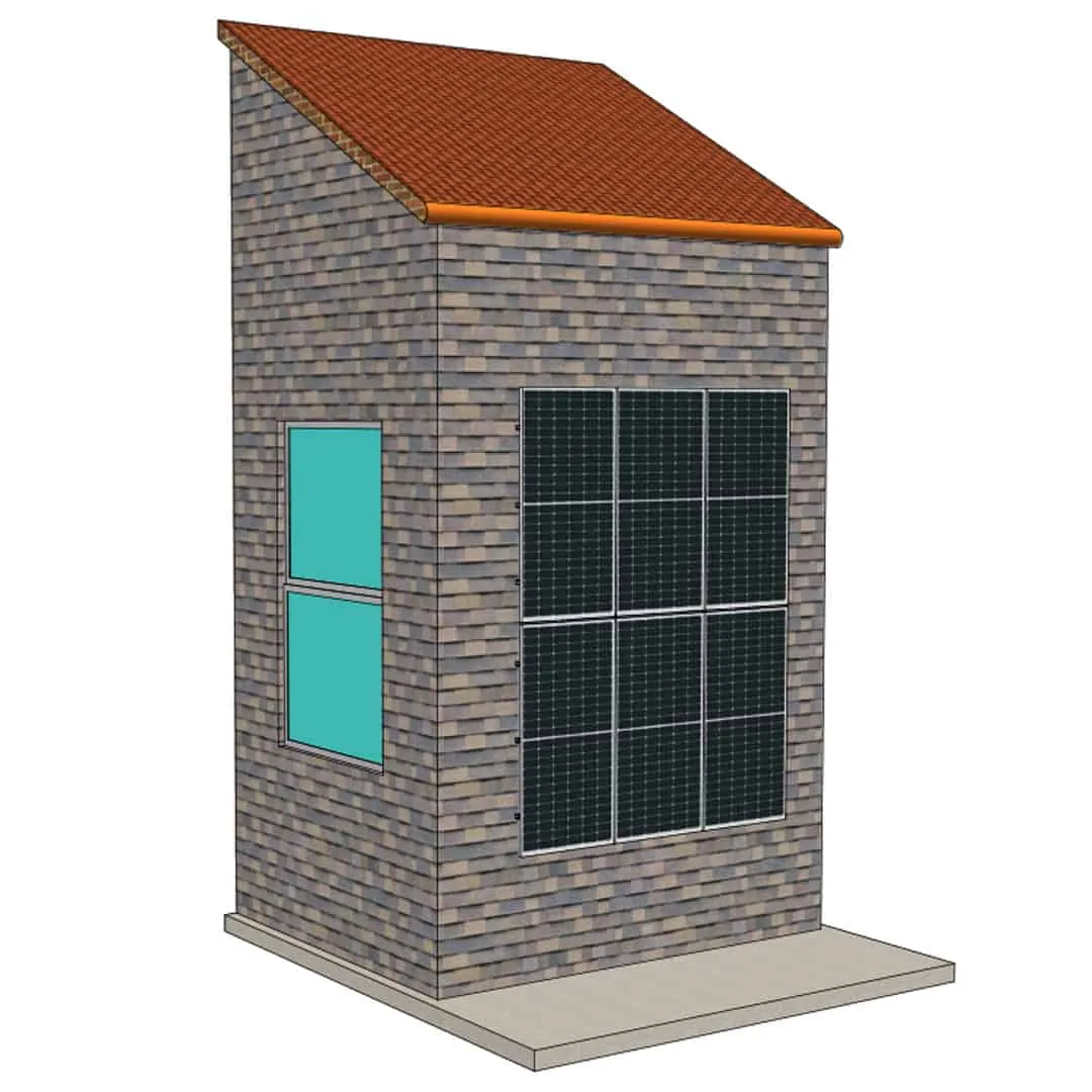Photovoltaic facade system 2P-3 Wall (3) Photovoltaic facade system 2P-3 Wall
