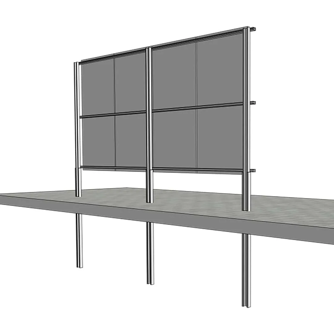 Solar Panel Fence 1P-4 (1) Solar Panel Fence 1P-4