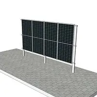 Solar Panel Fence 1P-4 (2) Solar Panel Fence 1P-4