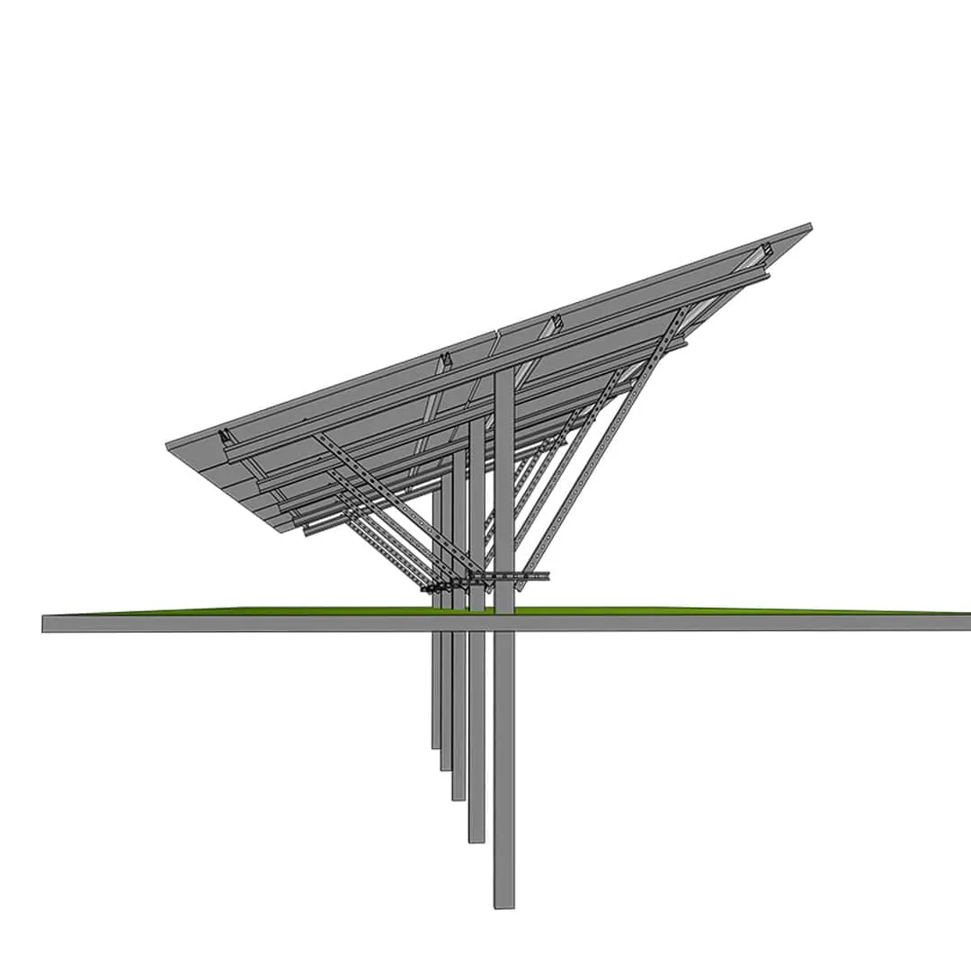 Solar panel ground mounting system 2P-7 (4) Solar panel ground mounting system 2P-7