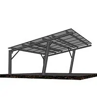 Solar panels Carport 3P-6 Single Row (1) Solar panels Carport 3P-6 Single Row