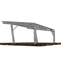 Solar panels Carport 3P-6 Single Row (5) Solar panels Carport 3P-6 Single Row