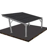 Solar panels Carport 3P-6 Single Row (7) Solar panels Carport 3P-6 Single Row
